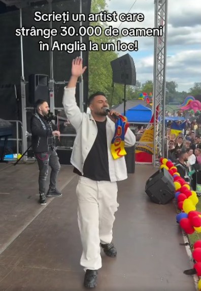 Jador s-a laudat ca a cantat in fata a 30.000 de oameni la Londra