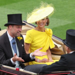ASCOT, ENGLAND - JUNE 17: William, Prince of Wales and Kate, Princess of Wales during the Royal Procession on Day Two during Royal Ascot 2026 at Ascot Racecourse on June 17, 2026 in Ascot, England. (Photo by Steve Bardens/Getty Images for Ascot Racecourse)